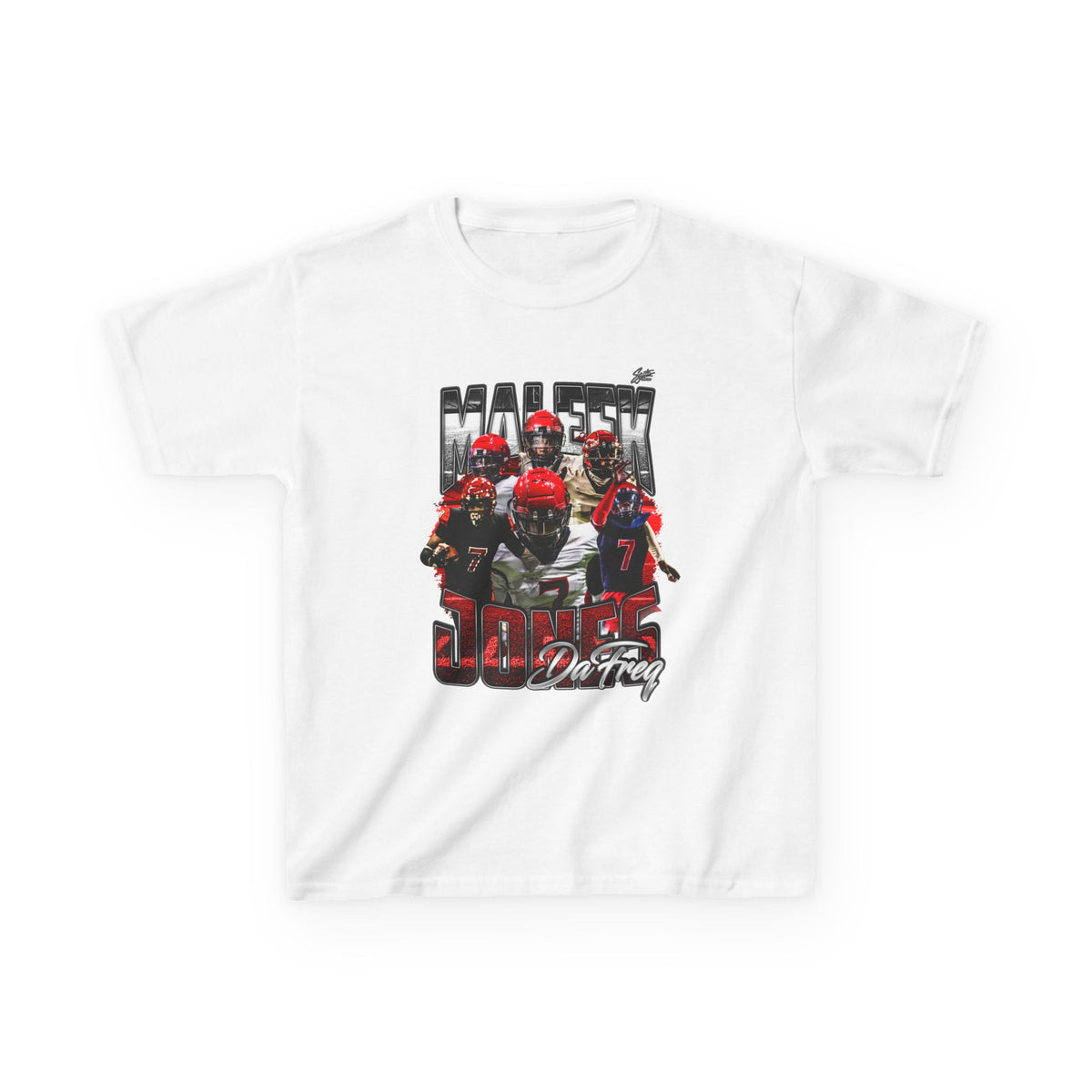Maleek jones Youth Heavy Cotton Tee