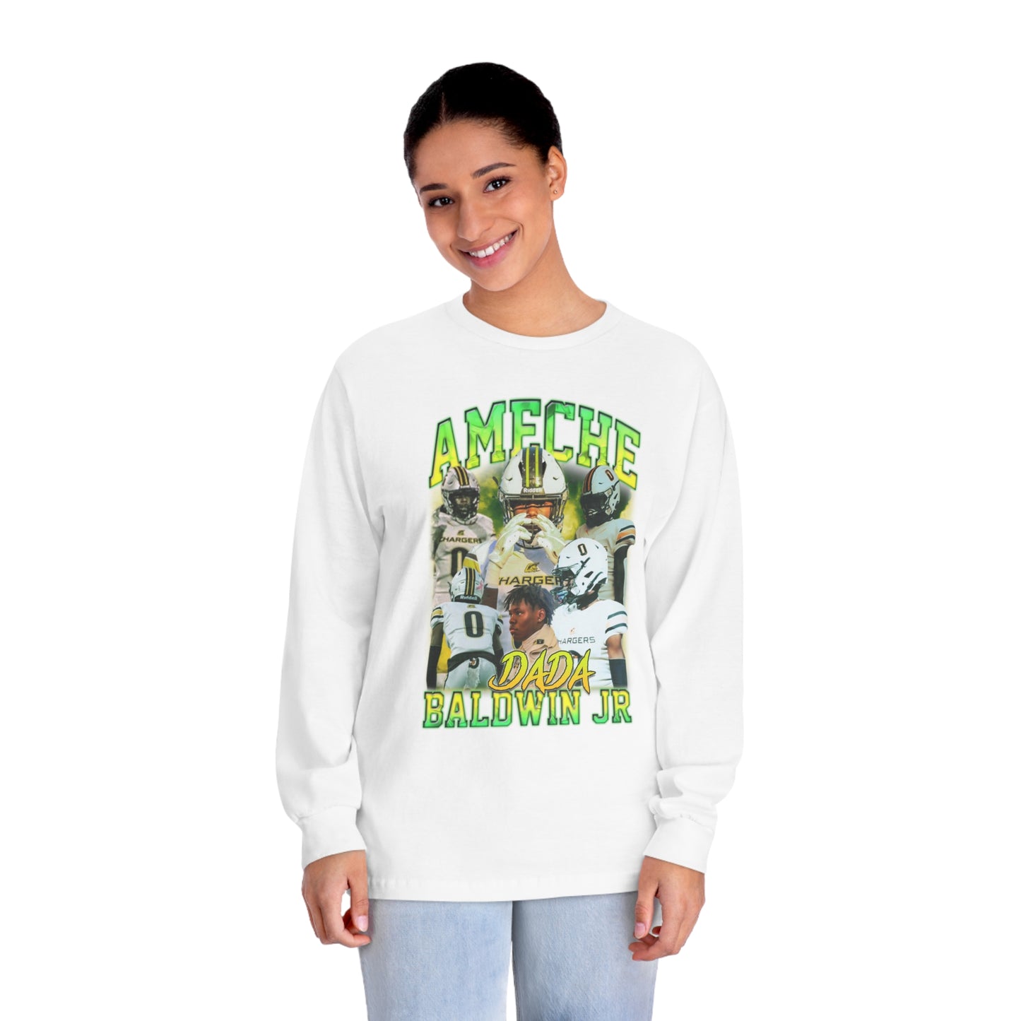 Ameche Baldwin Jr Long Sleeve T-Shirt