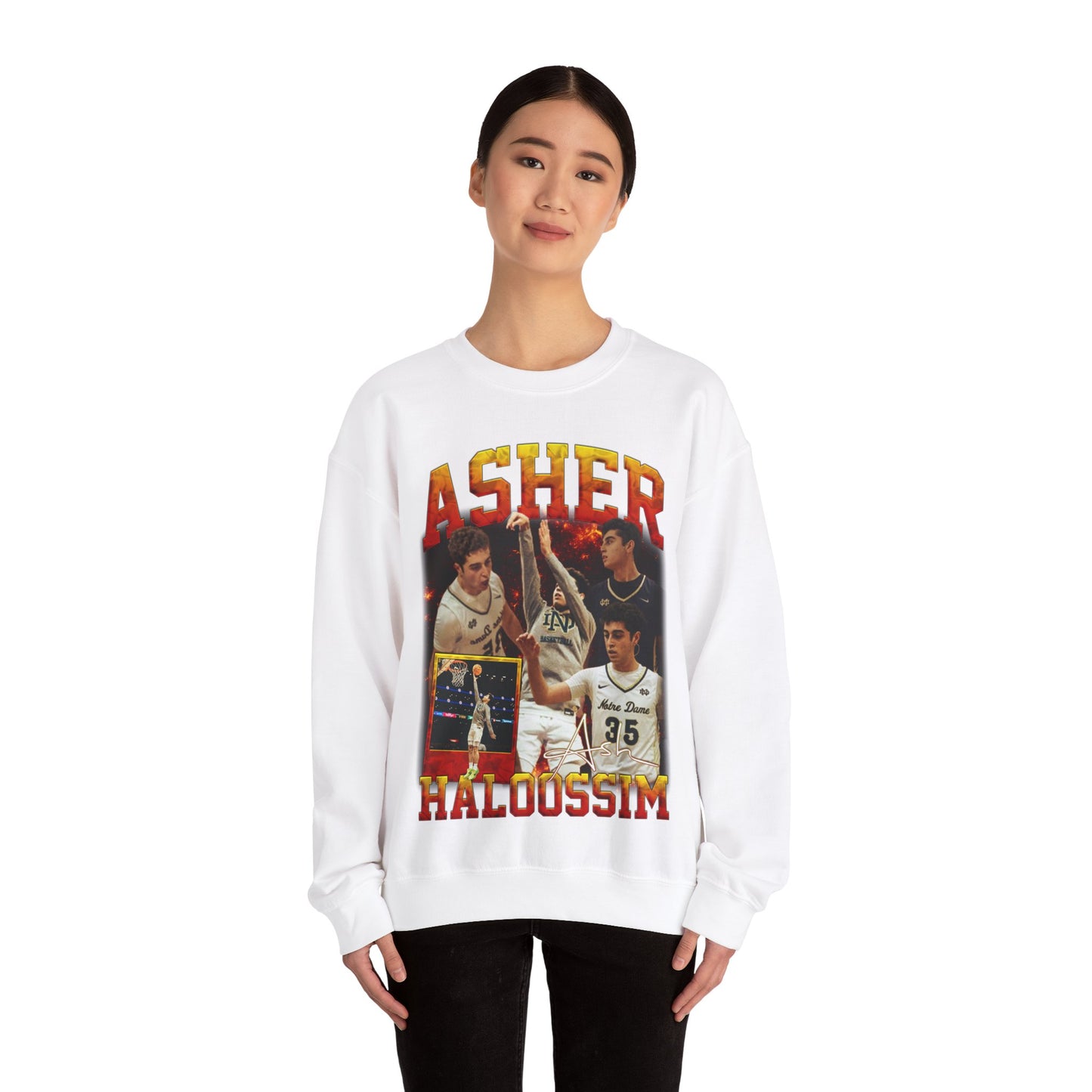 Asher Haloossim Crewneck Sweatshirt