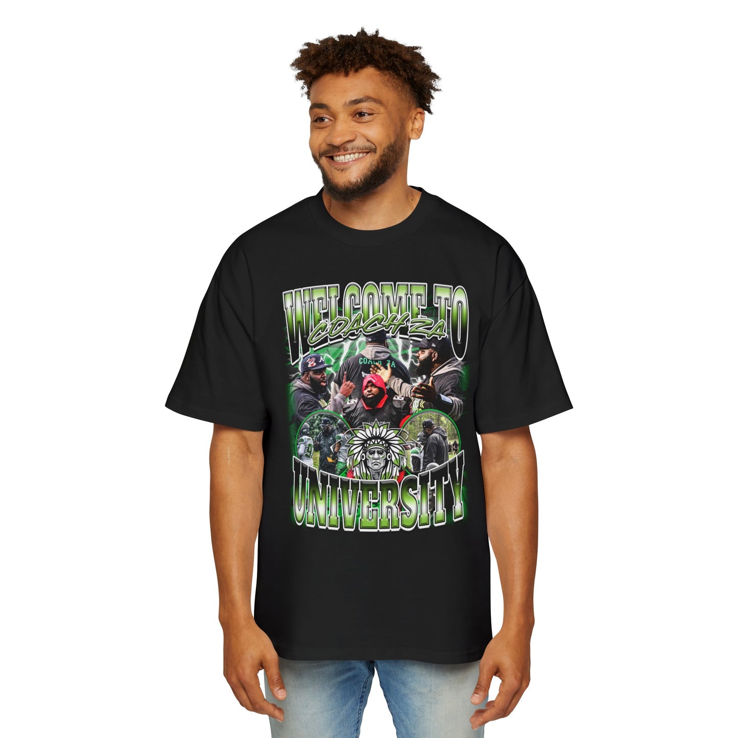 Welcome To University Oversized Tee