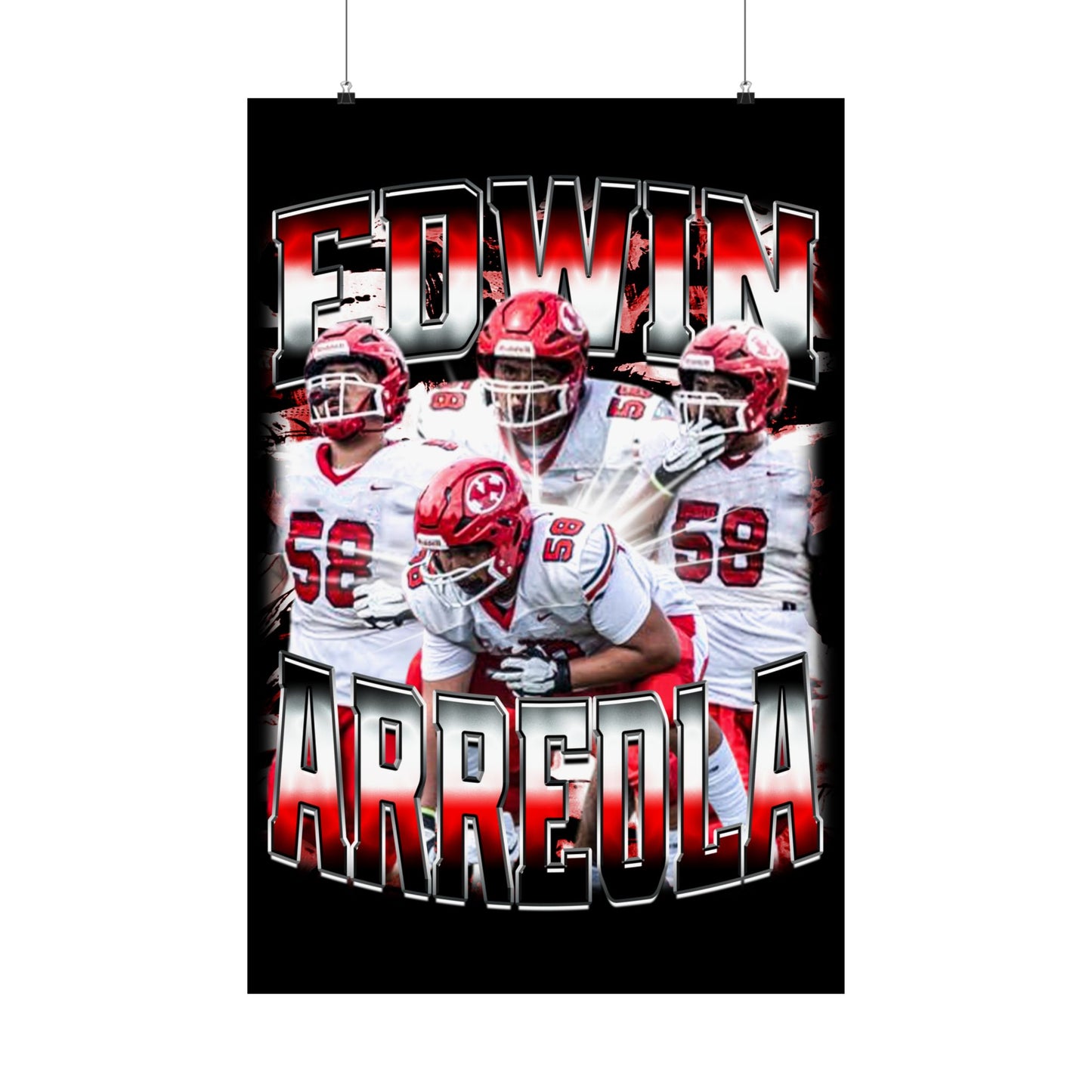 Edwin Arreola Poster 24" x 36"