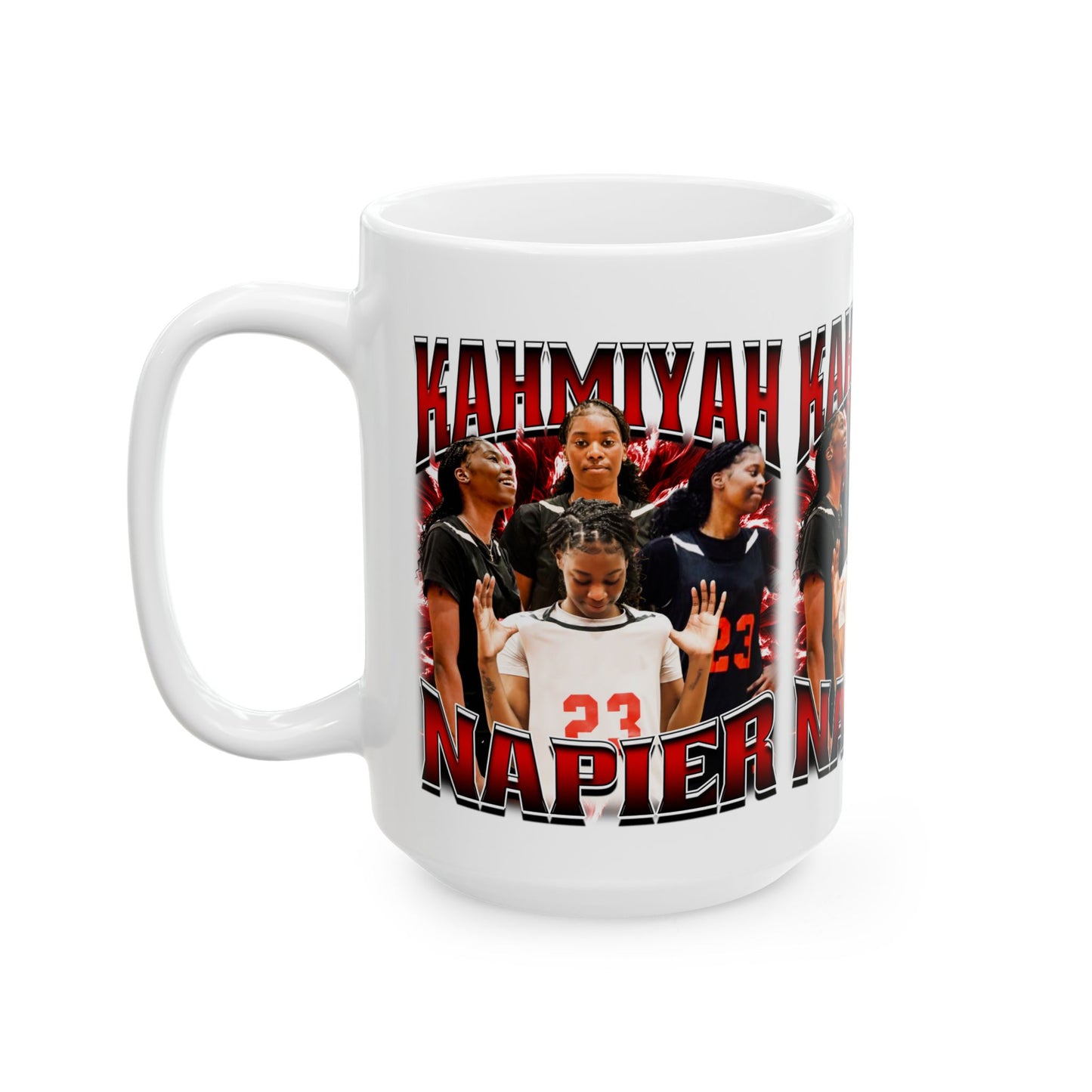 Kahmiyah Napier Ceramic Mug, (11oz, 15oz)