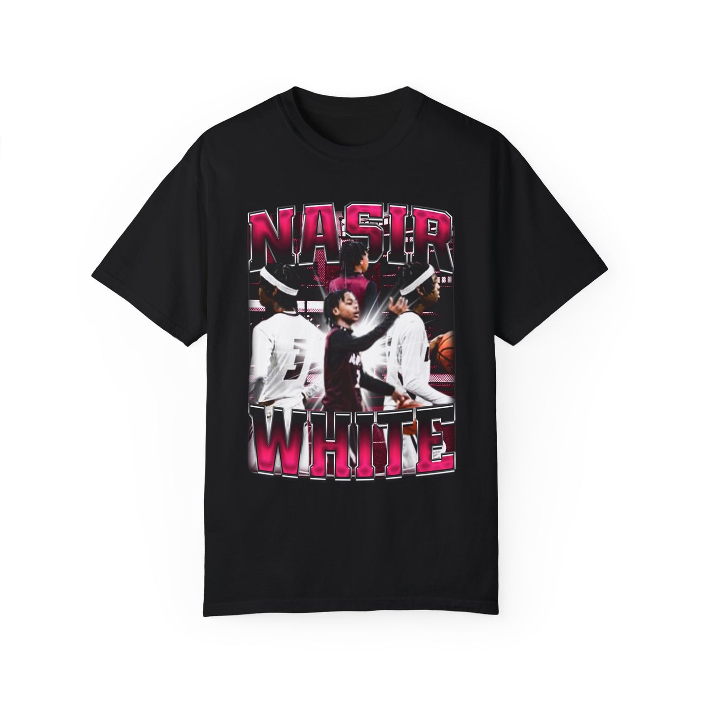 Nasir White Heavy Cotton Tee