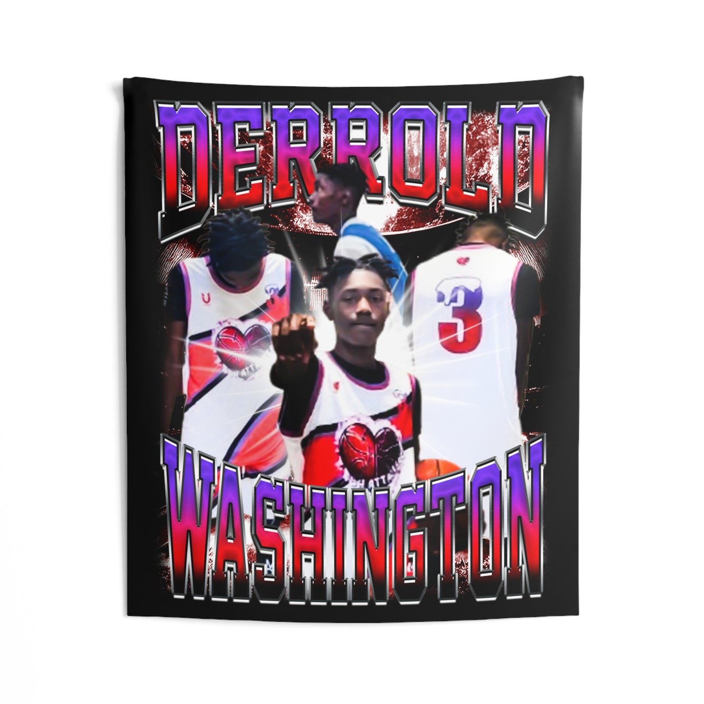 Derrold Washington Tapestry 50” x 60”