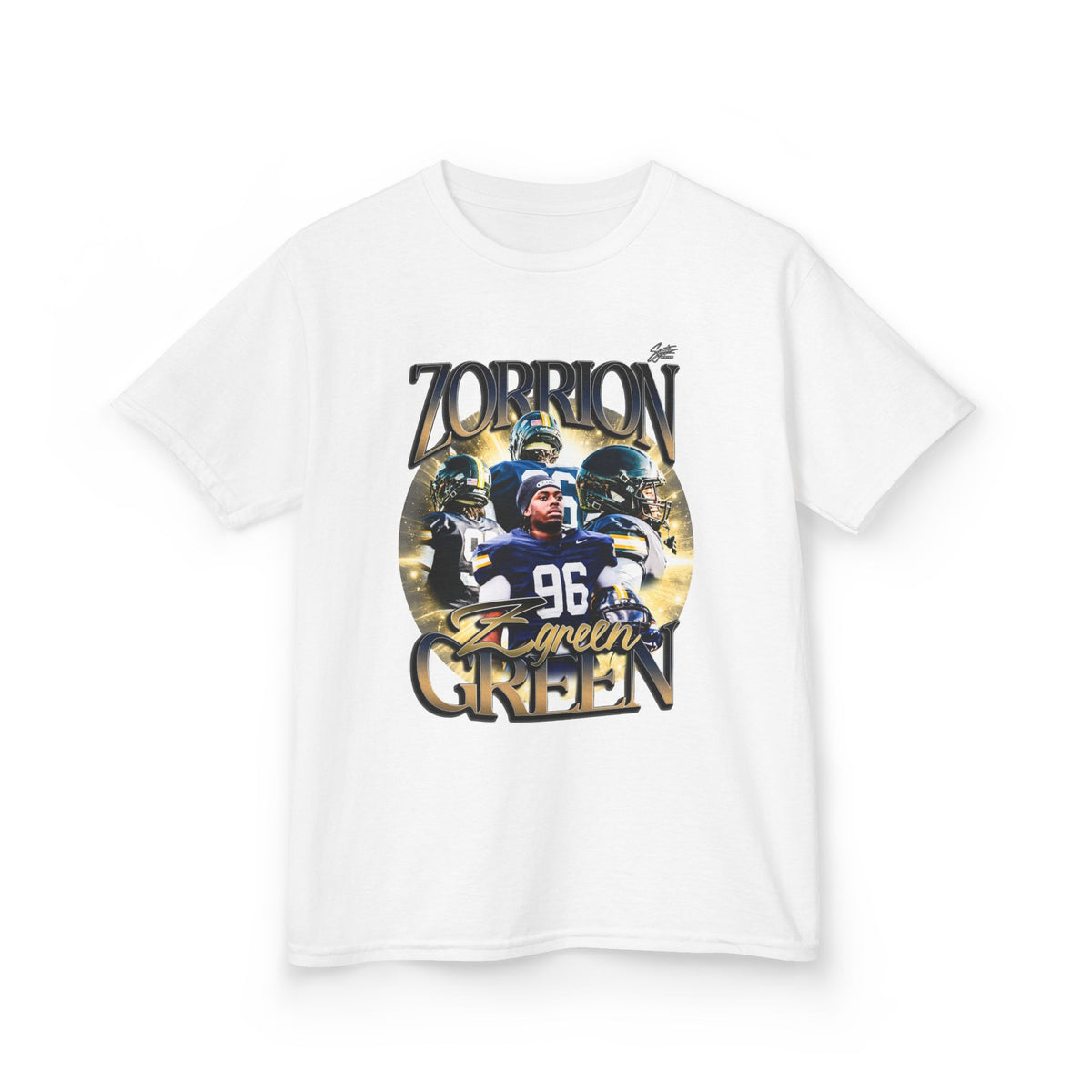 Zorrion Green Youth Heavy Cotton Tee