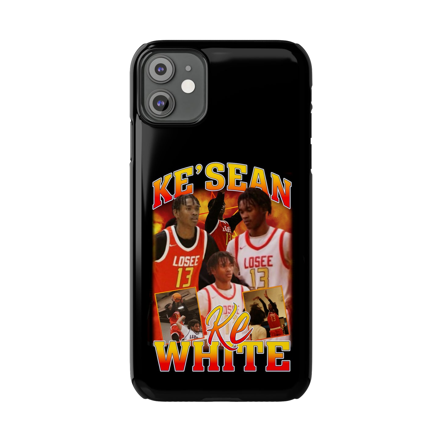 Ke'sean White Phone Case