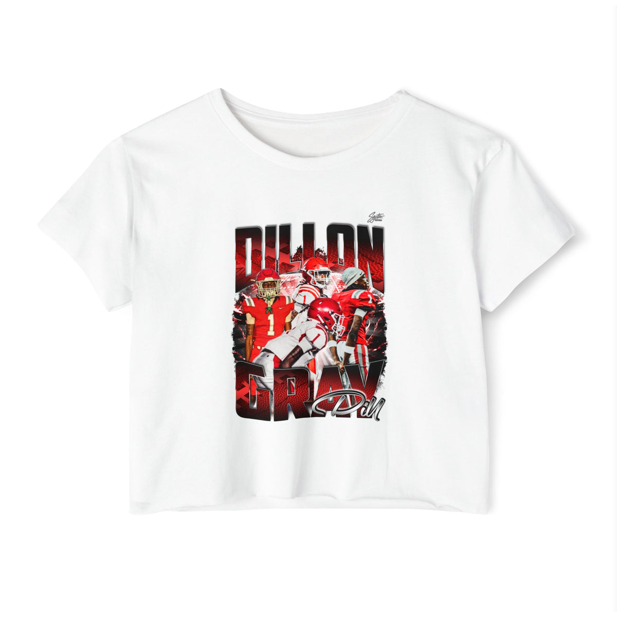 Dillon Gray Crop Top