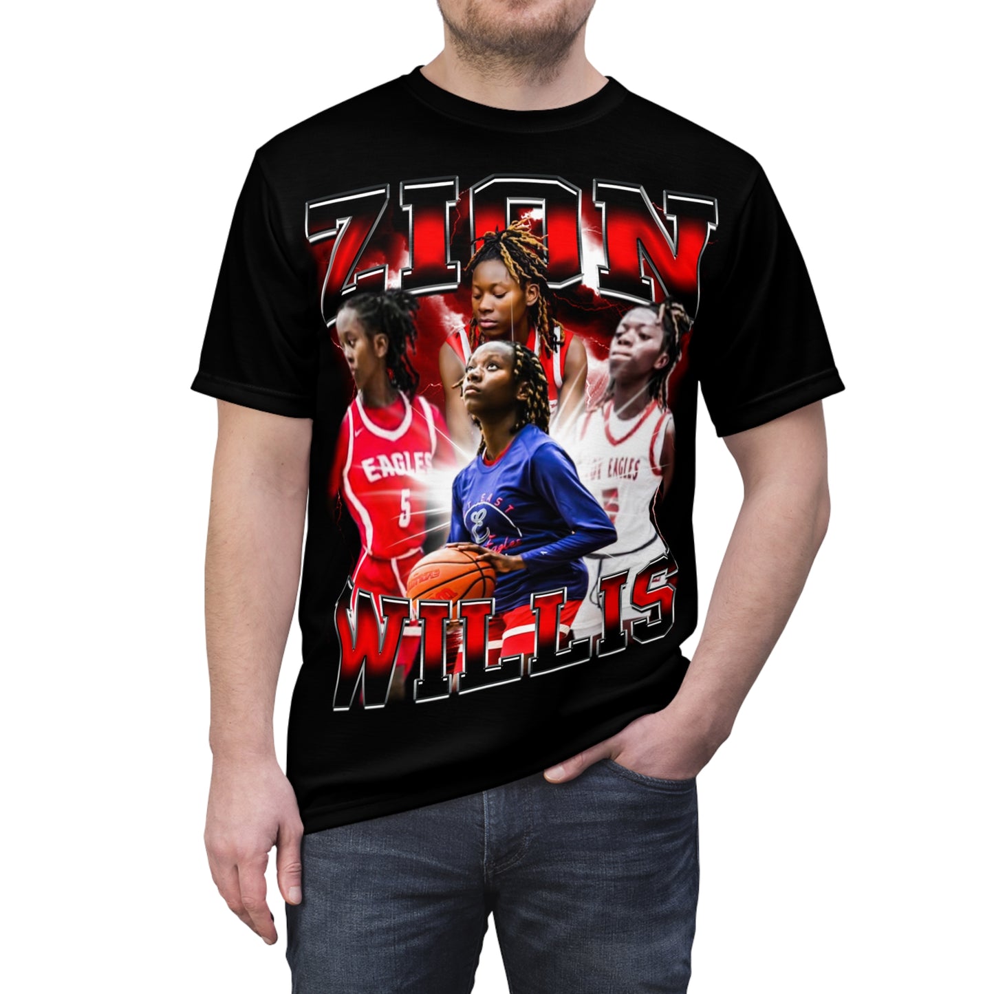 Zion Willis Vintage Full Print Tee
