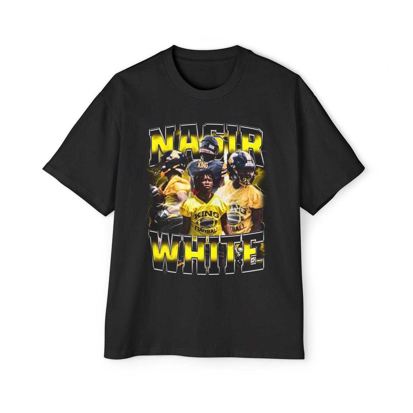 Nasir White Oversized Tee