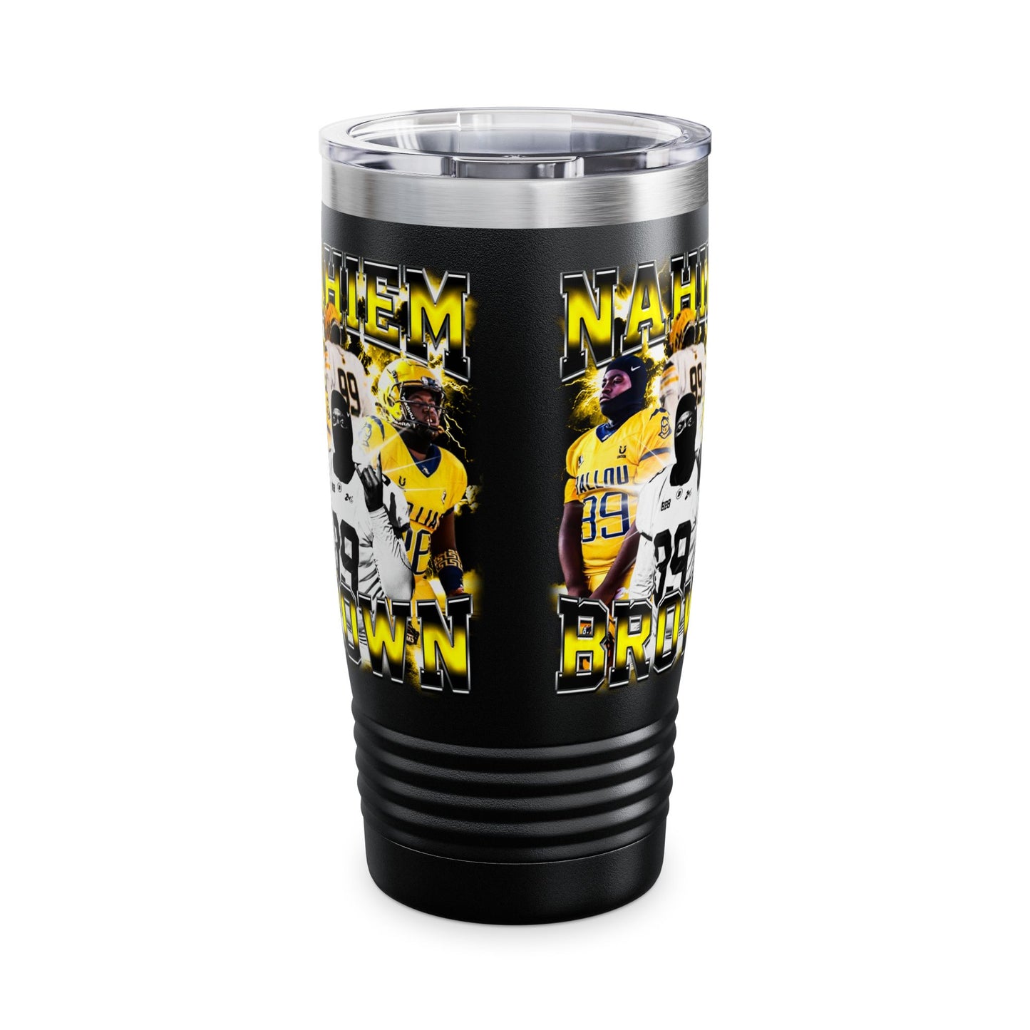 Nahiem Brown Stainless Steel Tumbler