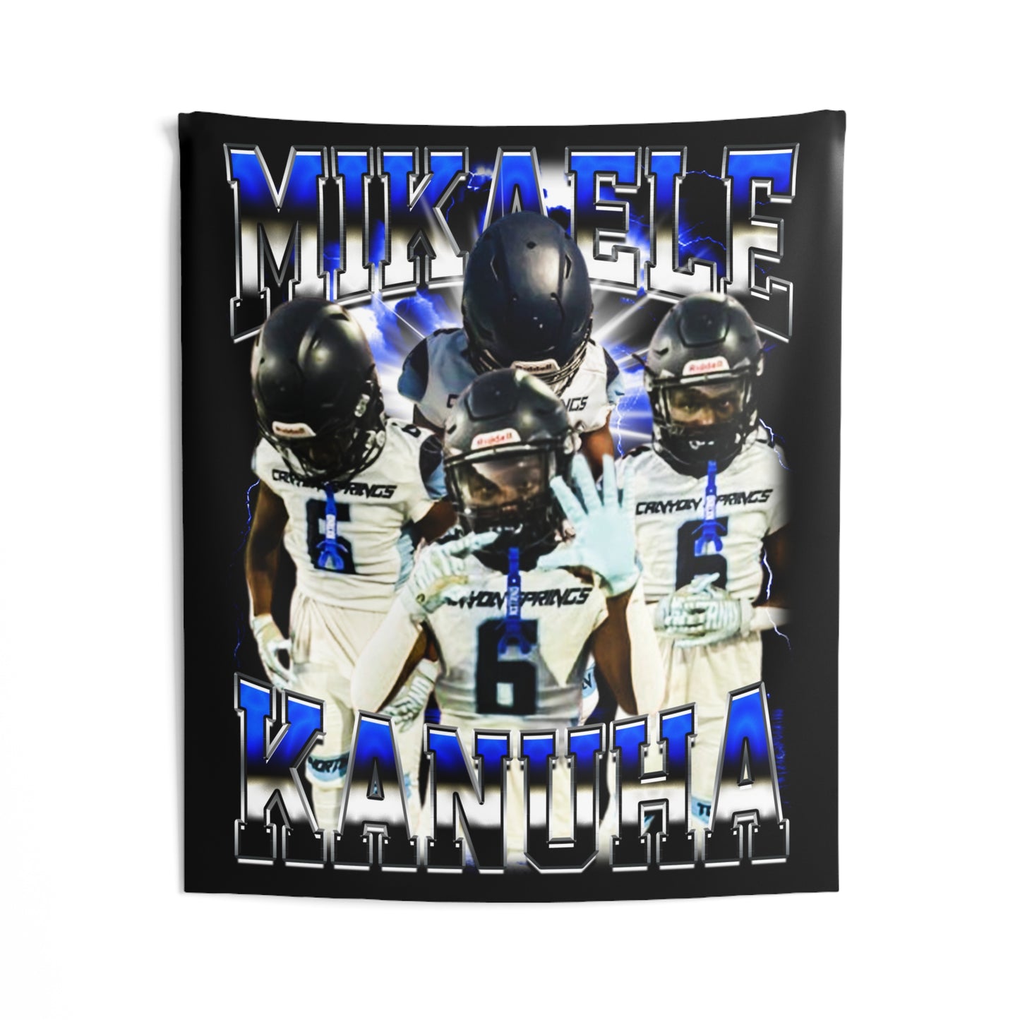Mikaele Kanuha Tapestry 50” x 60”