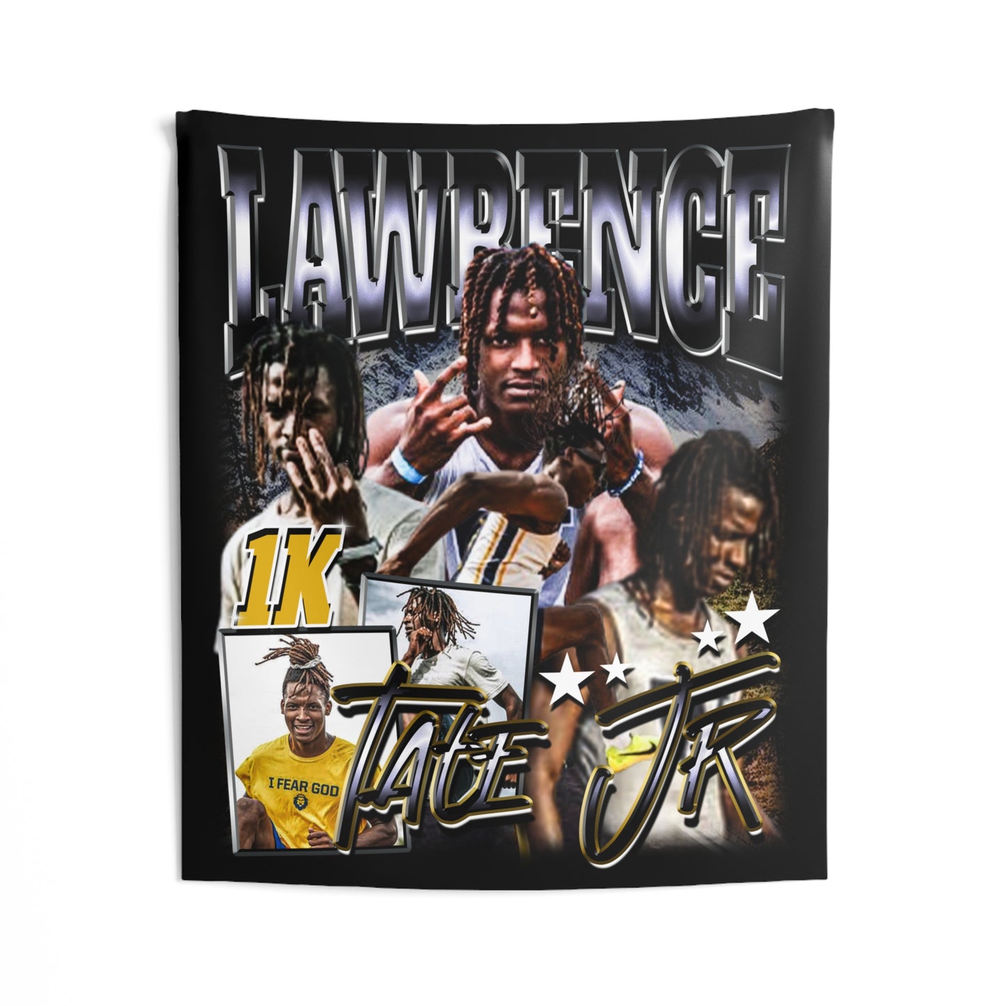 Lawrence Tate Jr Tapestry 50” x 60”