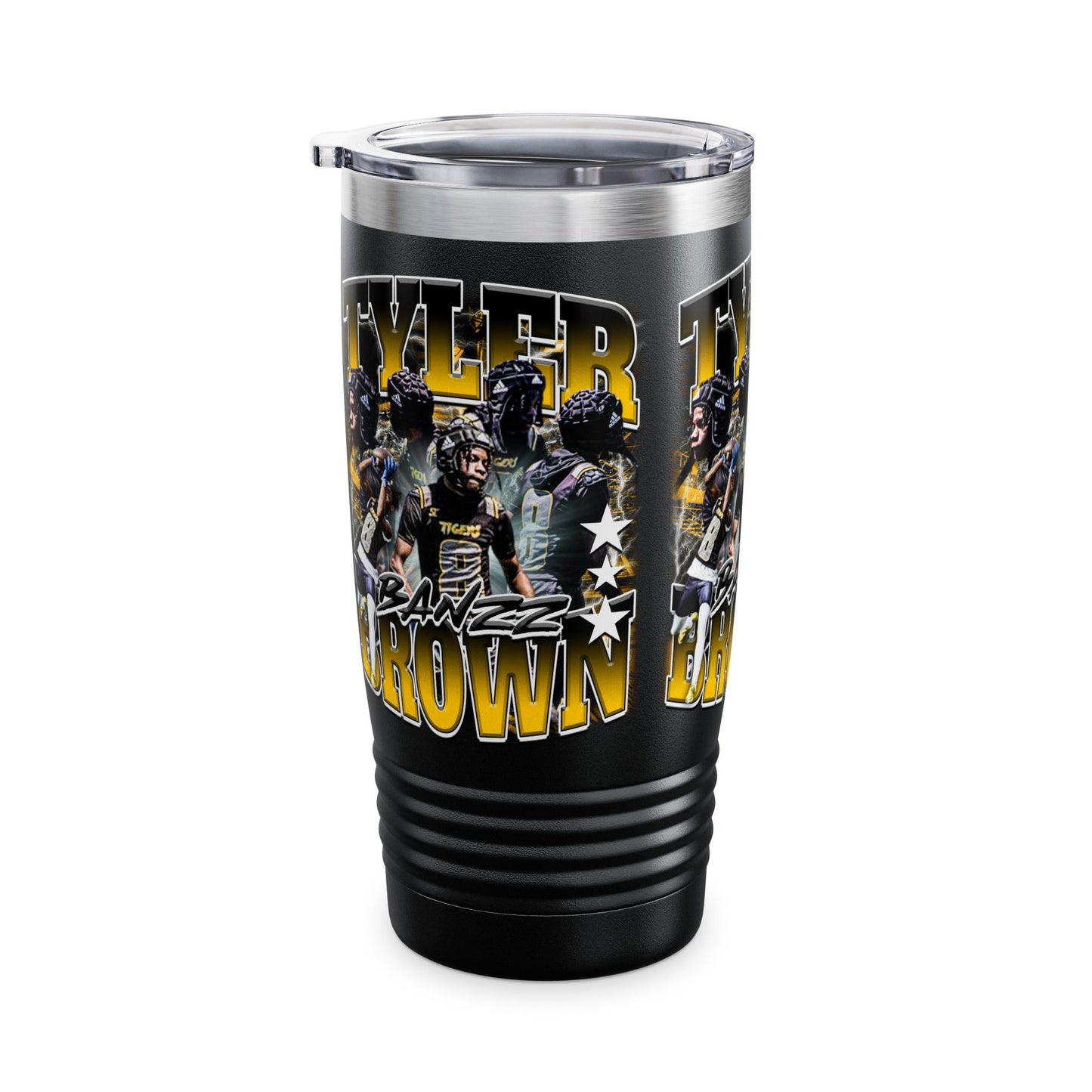 Tyler Banzz Brown Stainless Steal Tumble