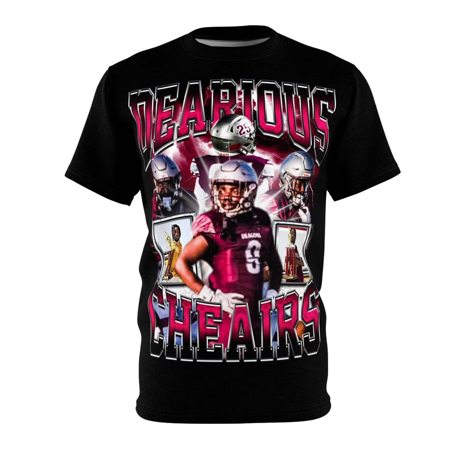 Dearious Cheairs Vintage Full Print Tee