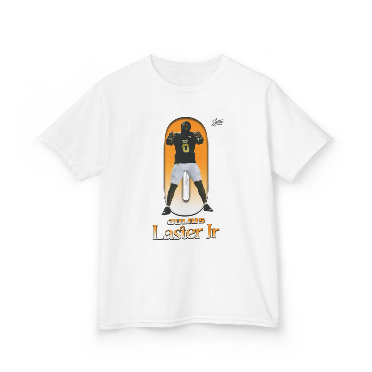 Julius Laster Jr Youth Heavy Cotton Tee
