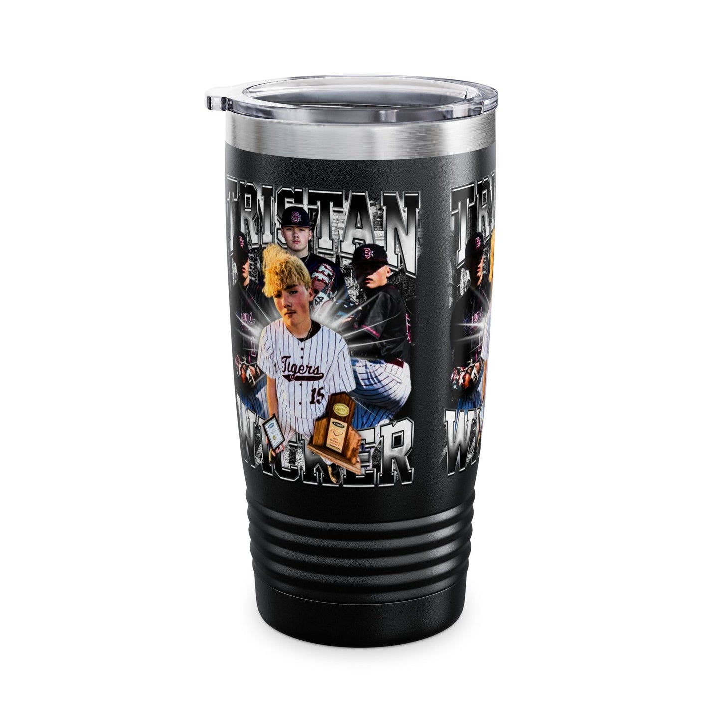 Tristan Wicker Stainless Steal Tumbler