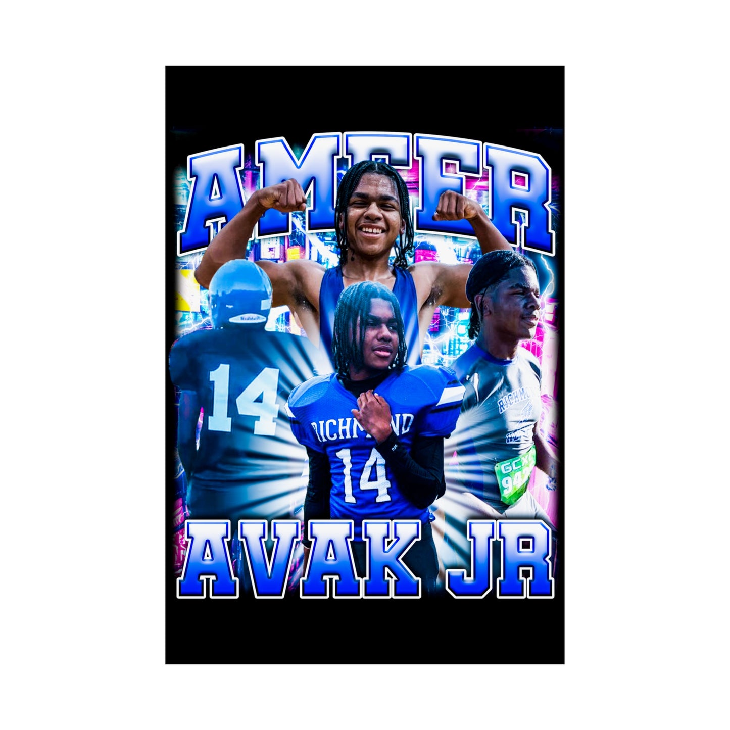 Ameer Avak Jr Poster 24" x 36"