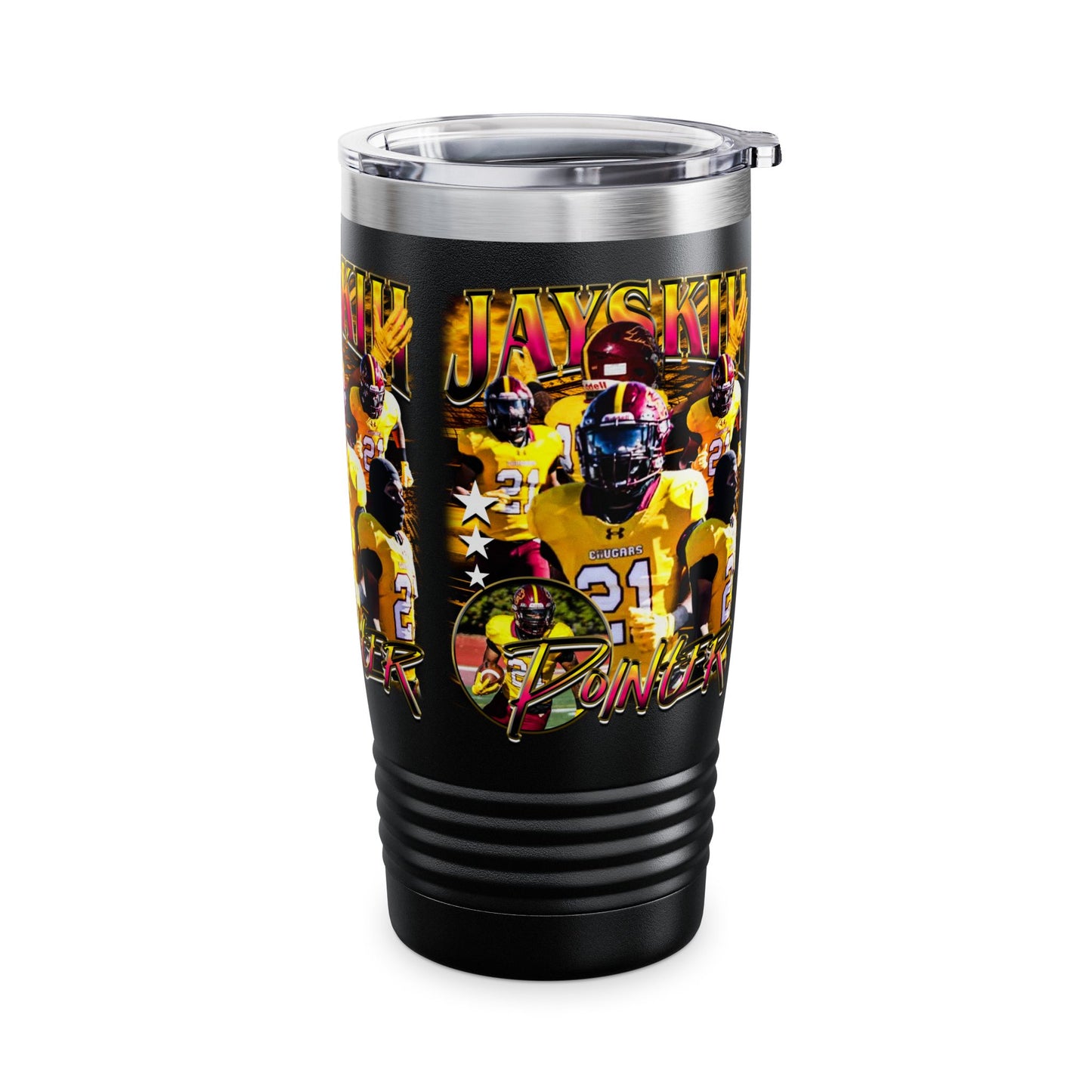 Jayskiii Pointer Stainless Steel Tumbler