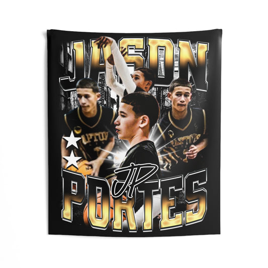 Jason Maxim Portes Tapestry 50” x 60”