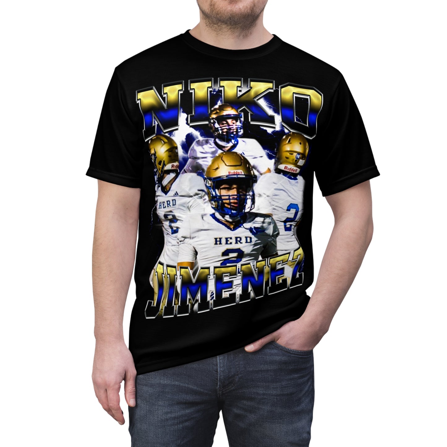 Niko Jimenez  Vintage Full Print Tee
