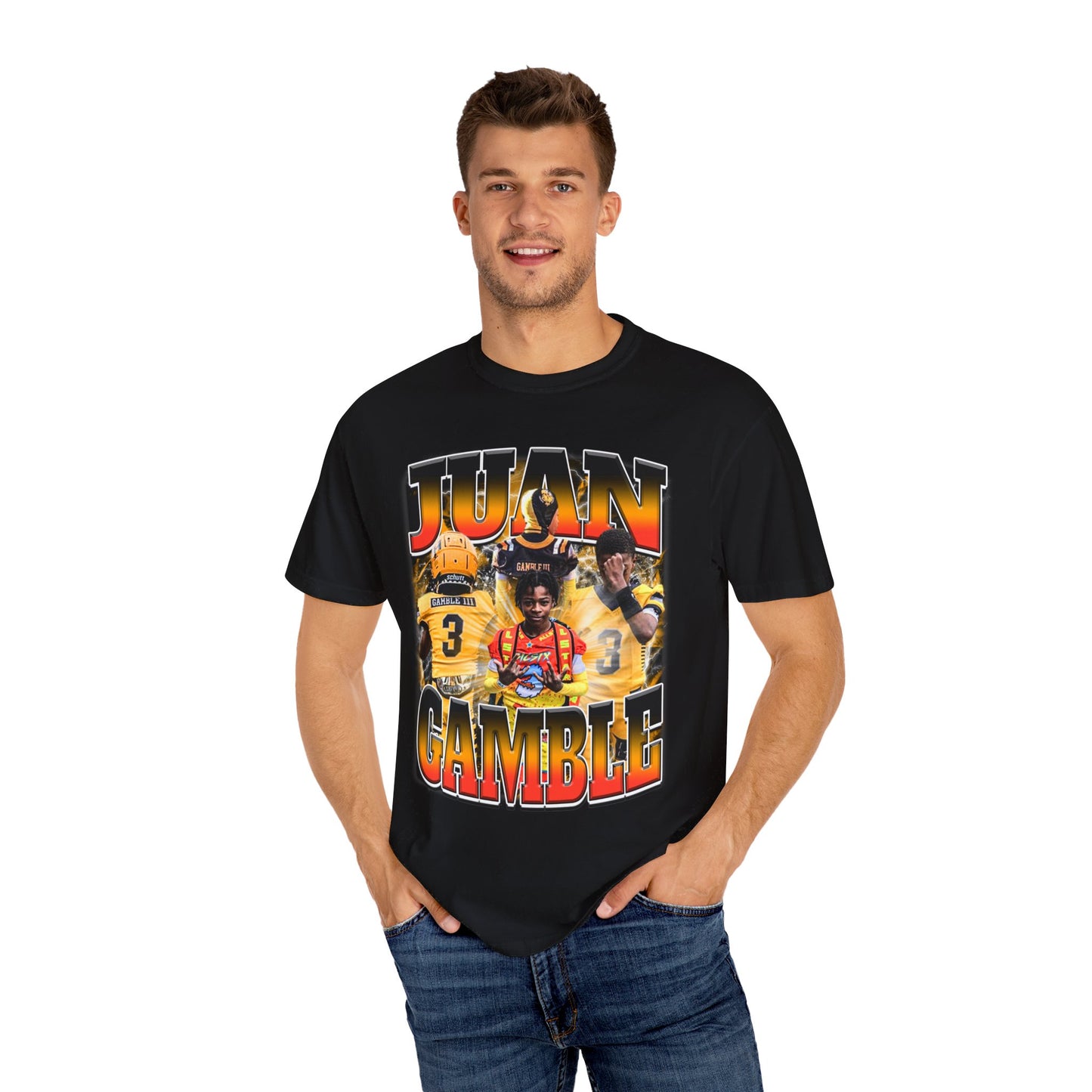 Juan Gamble Unisex Garment-Dyed T-shirt