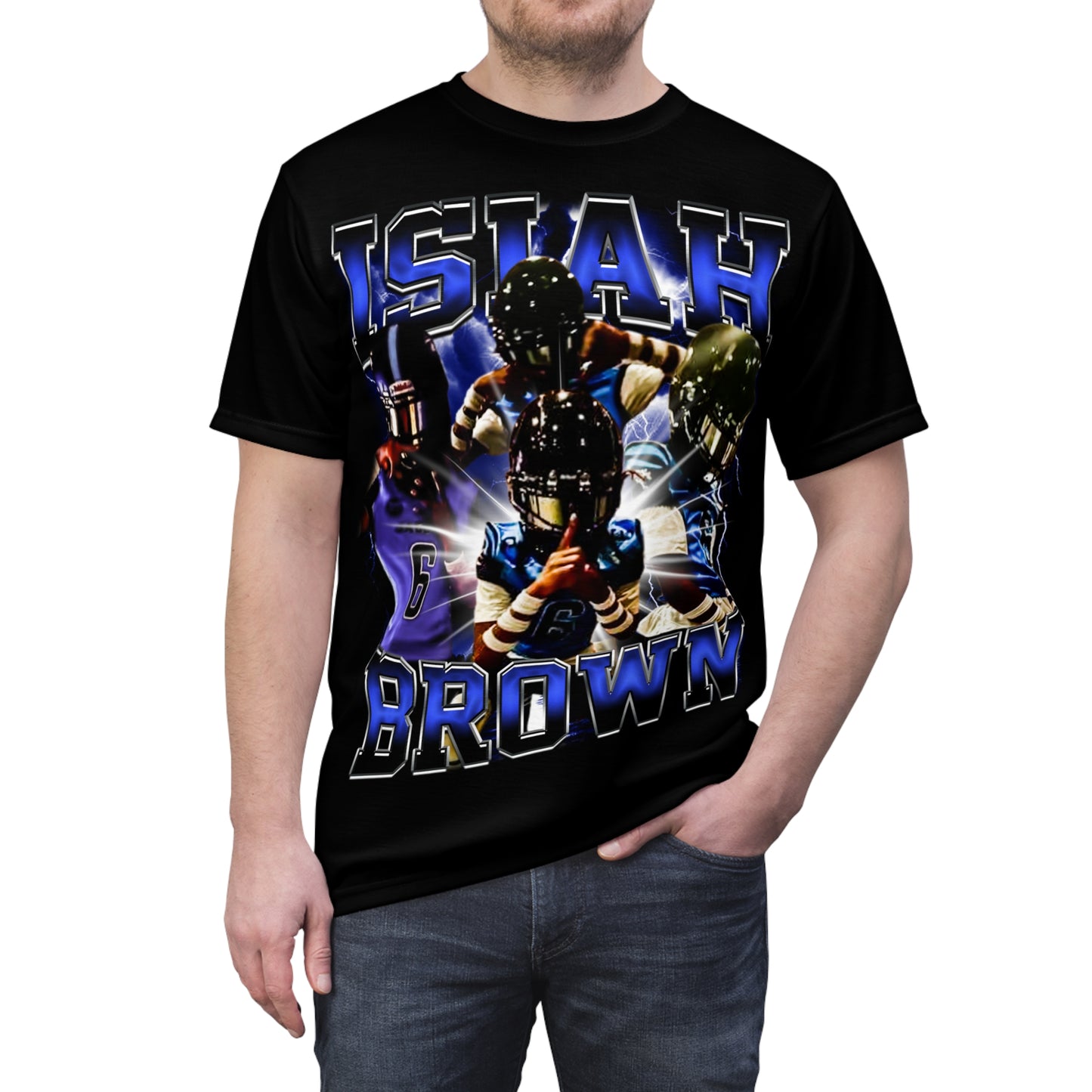 Isiah Brown Vintage Full Print Tee