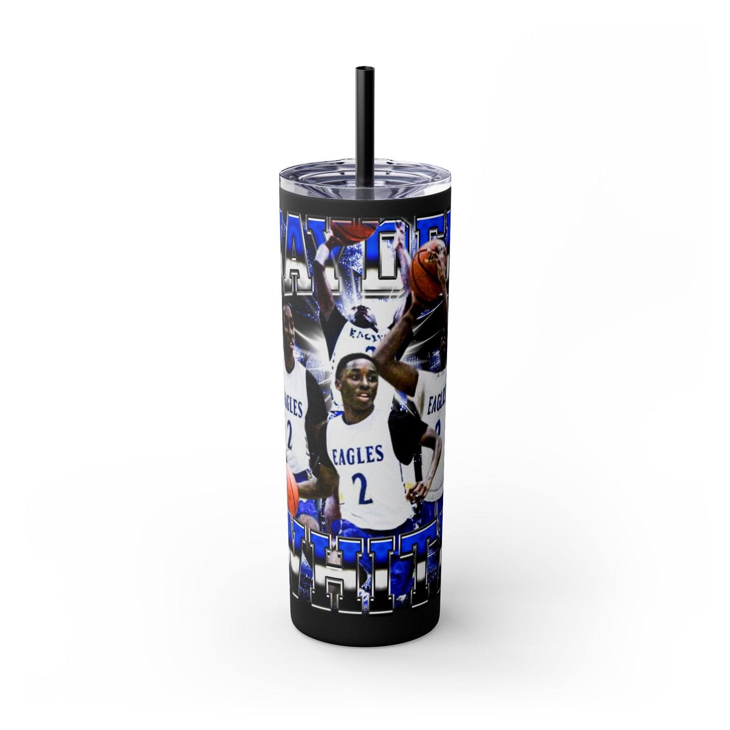 Jayden White Stainless Steal Tumbler