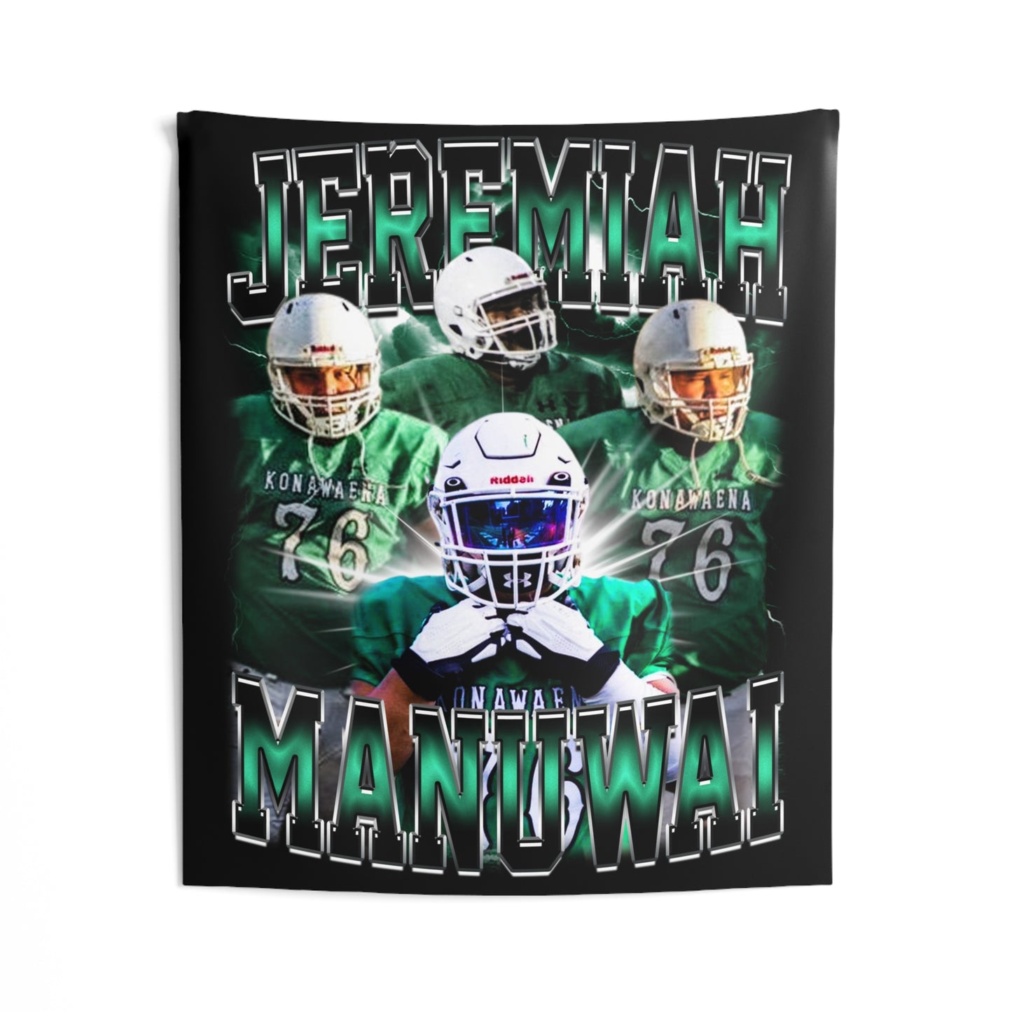 Jeremiah Manuwai Tapestry 50” x 60”