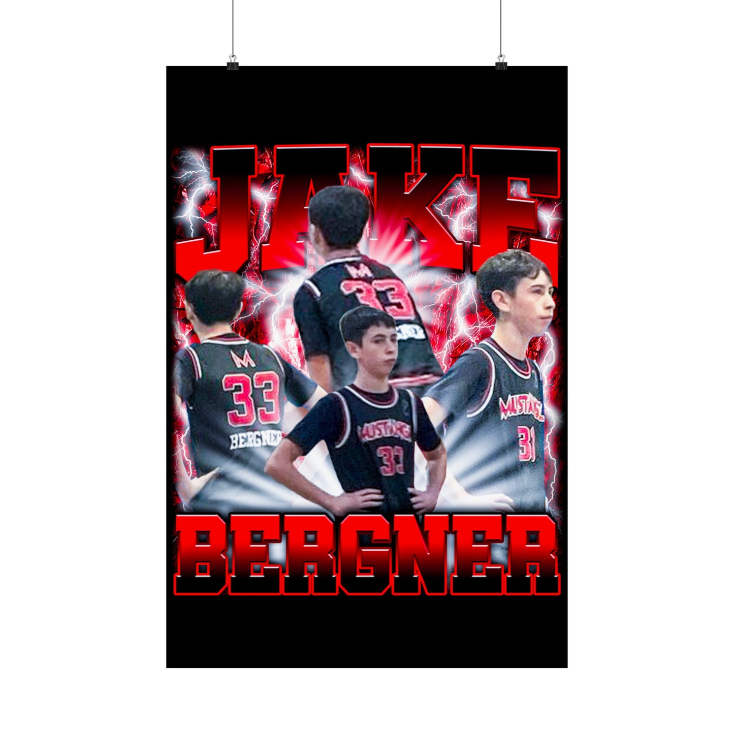 Jake Bergner Poster 24" x 36"