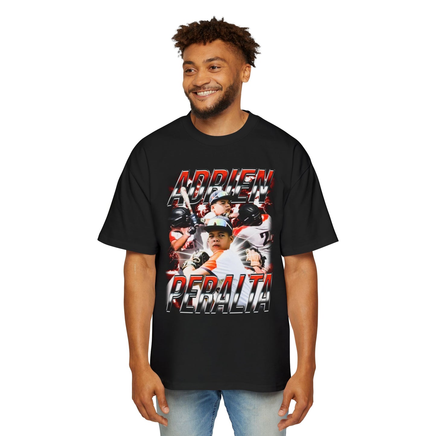 Adrien Peralta Oversized Retro Tee