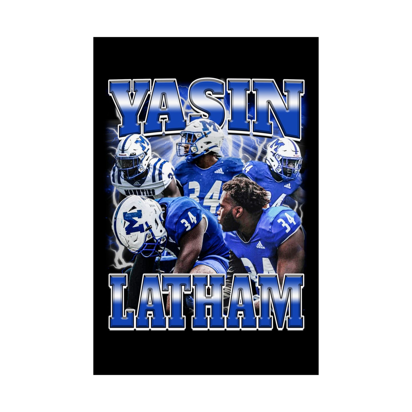 Yasin Latham Poster 24" x 36"