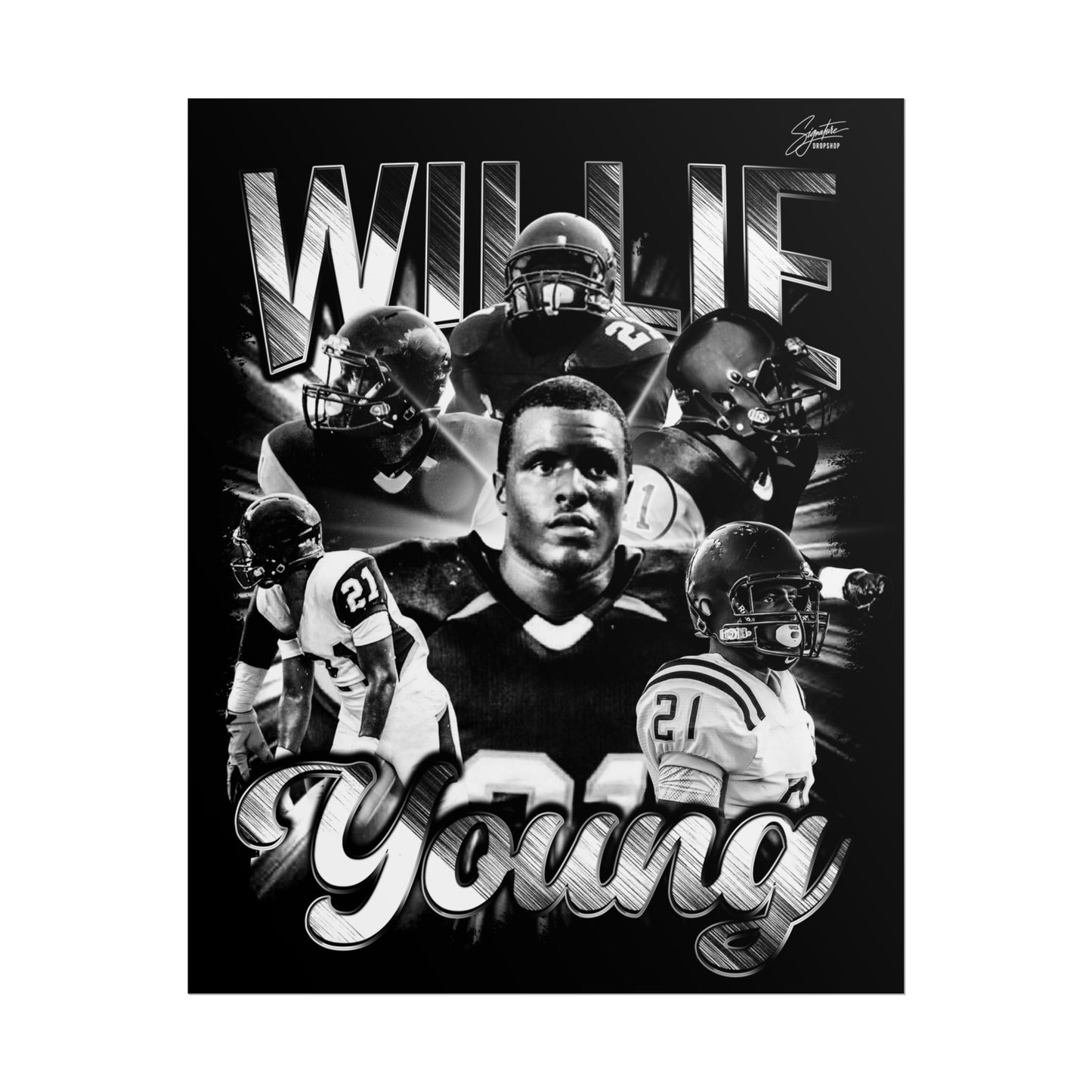 Willie Young Poster
