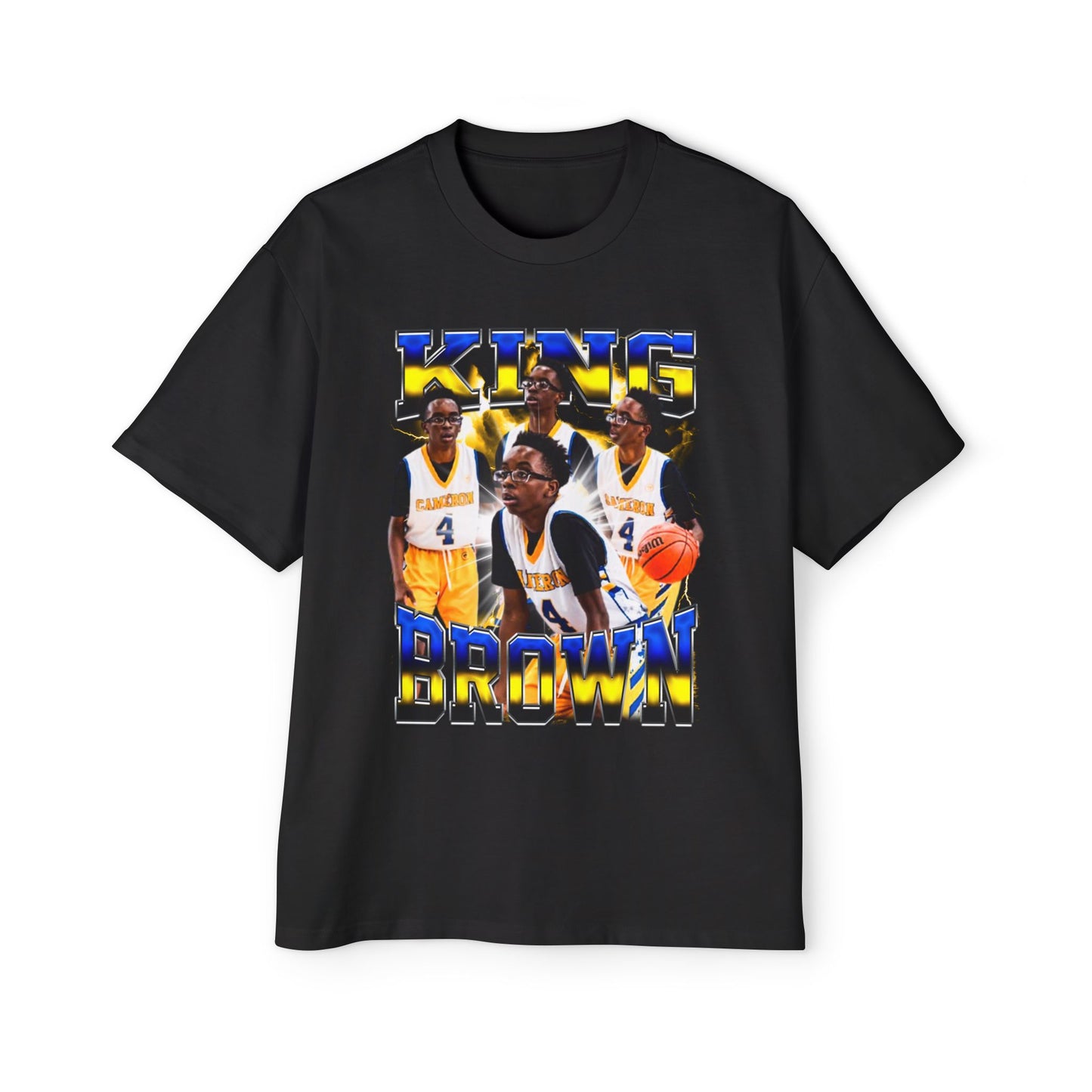 King Brown Oversized Retro Tee