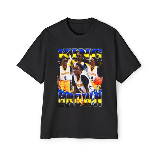 King Brown Oversized Retro Tee