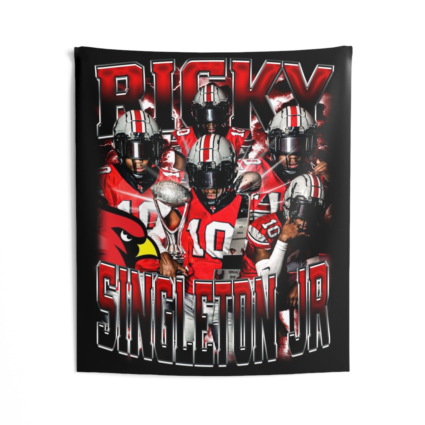 Ricky Singleton JR Tapestry 50” x 60”