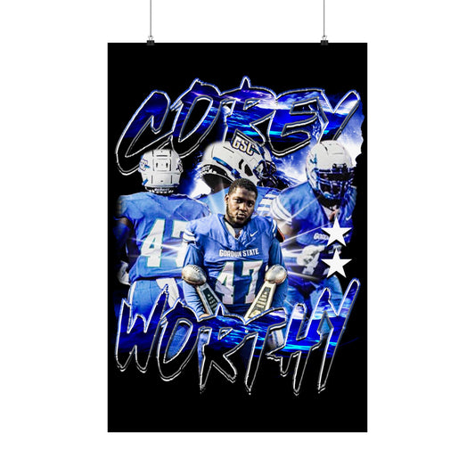 Corey Worthy Poster 24" x 36"