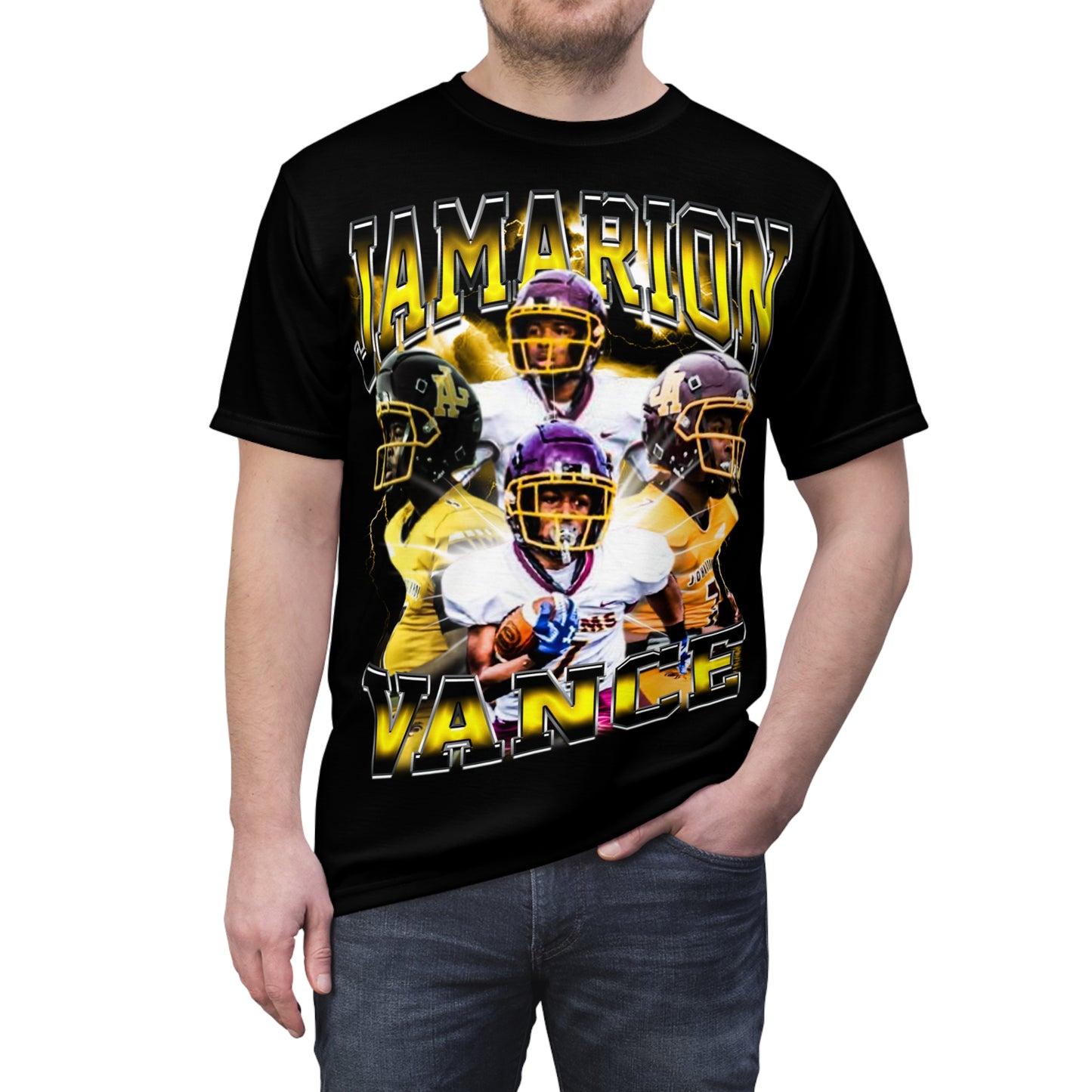 Jamarion Vance Vintage Full Print Tee