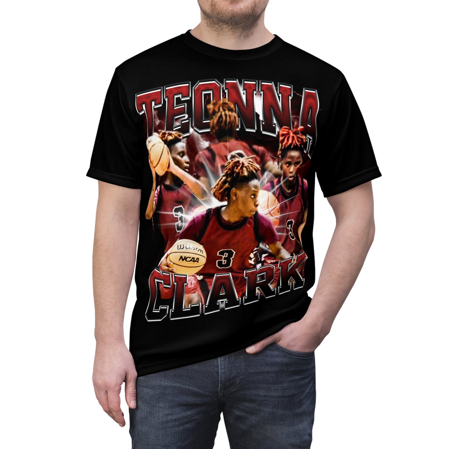 Teonna Clark Vintage Full Print Tee