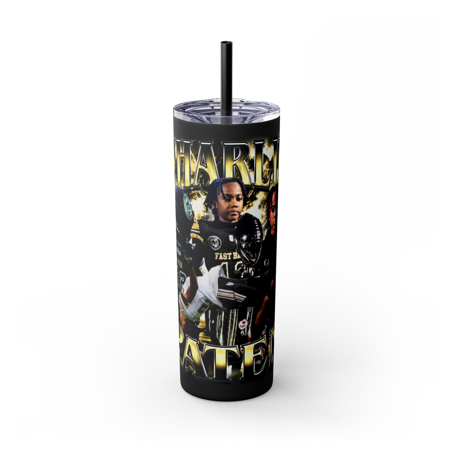 Charlie Paten Stainless Steal Tumbler