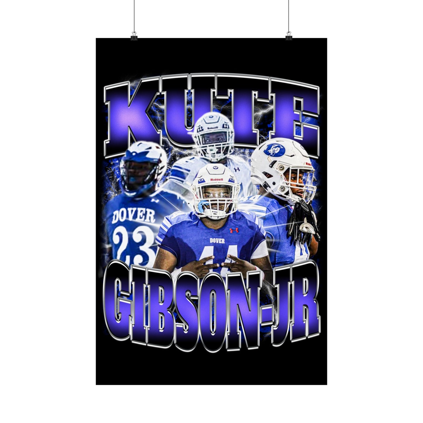 Kute Gibson Jr Poster 24" x 36"
