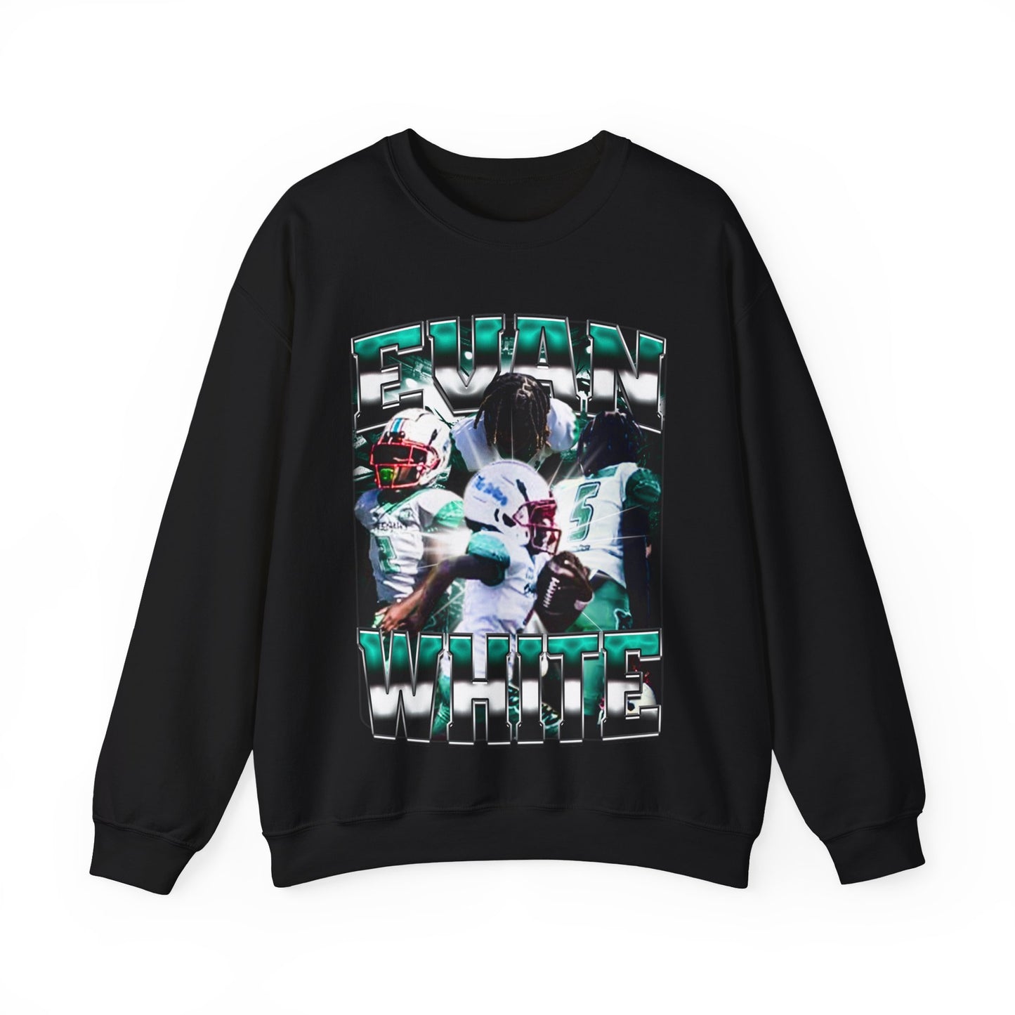 Evan White Crewneck Sweatshirt