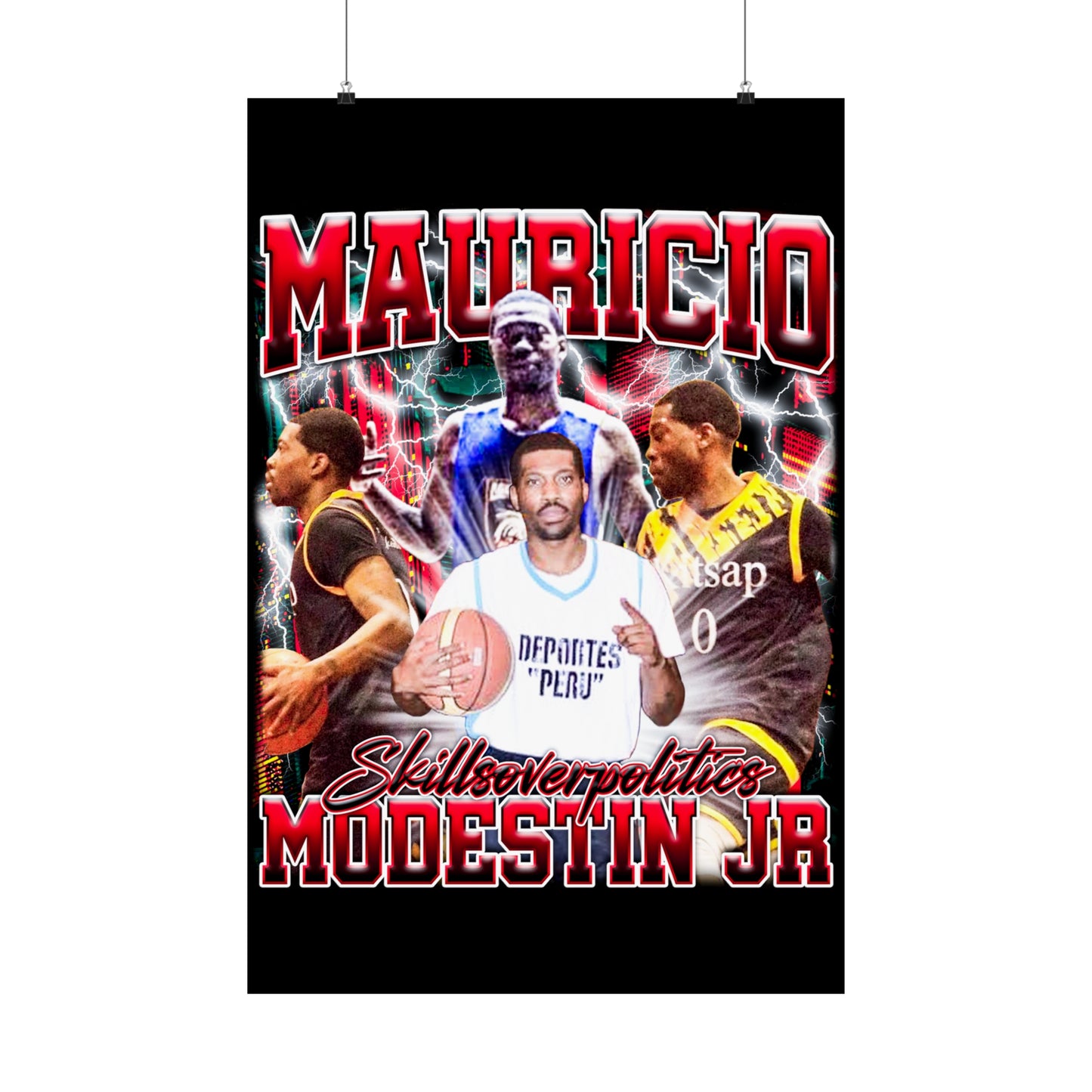 Mauricio Modestin Jr Poster 24" x 36"