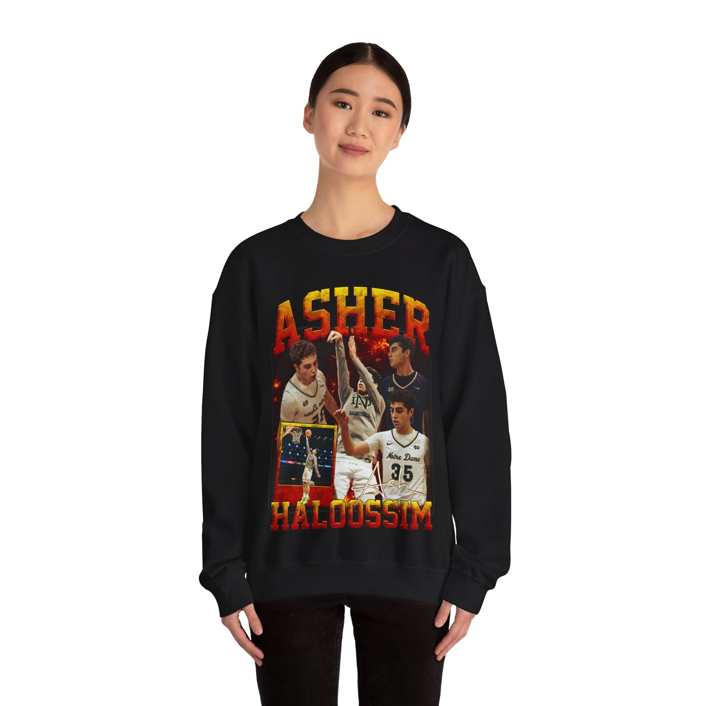 Asher Haloossim Crewneck Sweatshirt