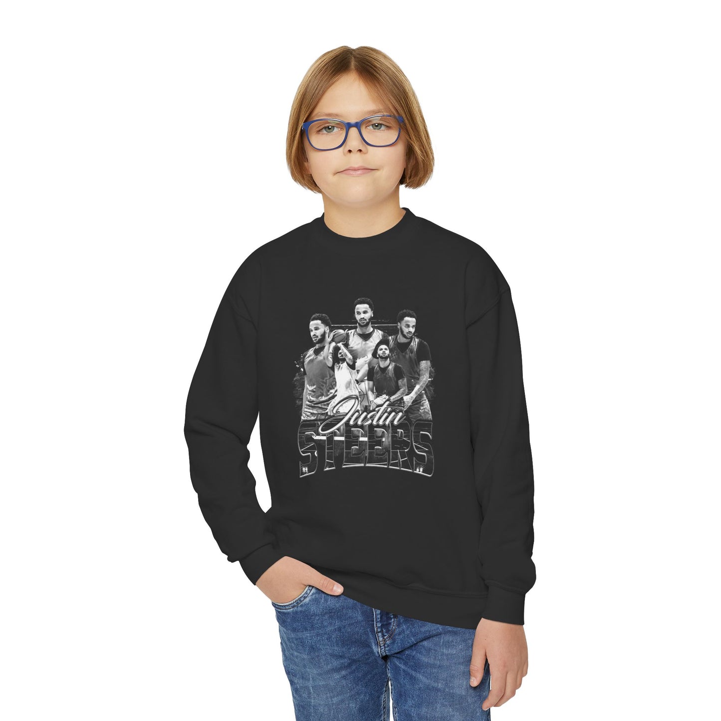 Justin Steers Youth Crewneck Sweatshirt