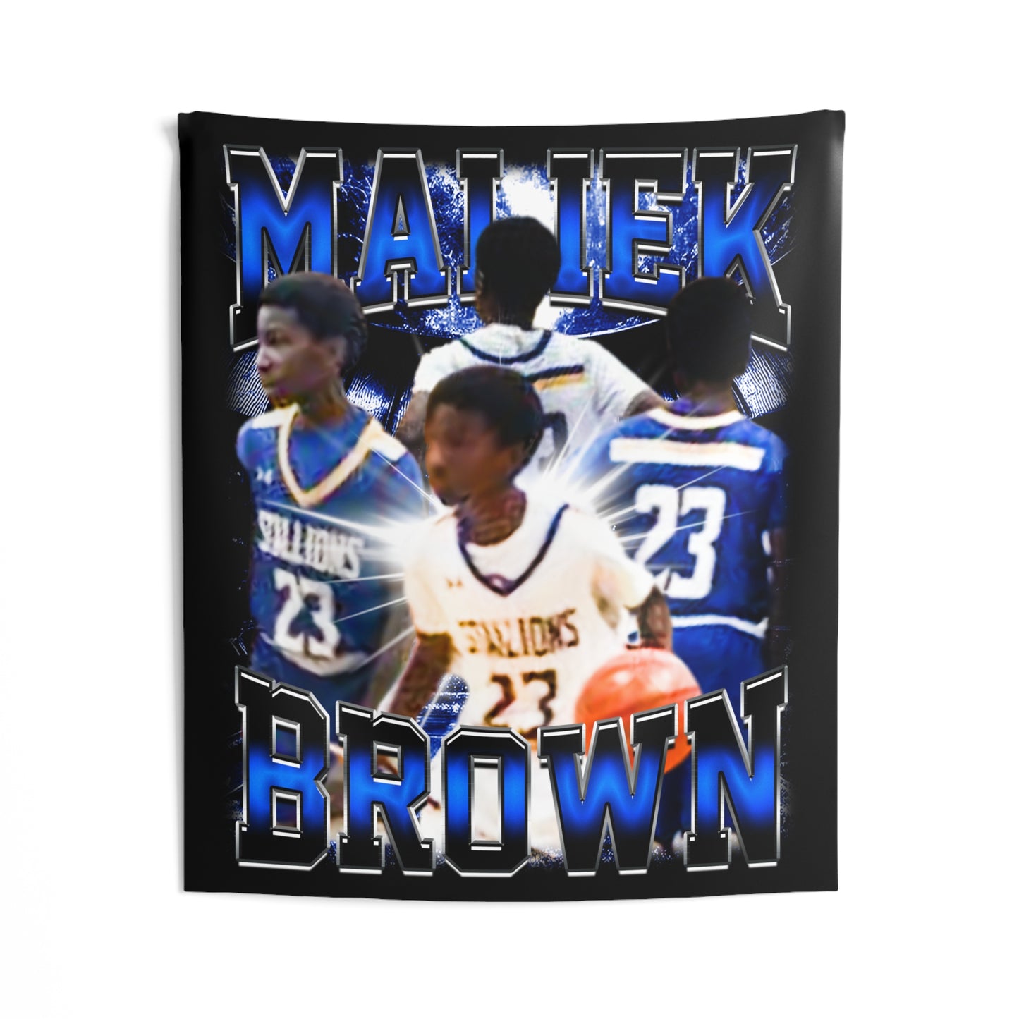 Maliek Brown Tapestry 50” x 60”