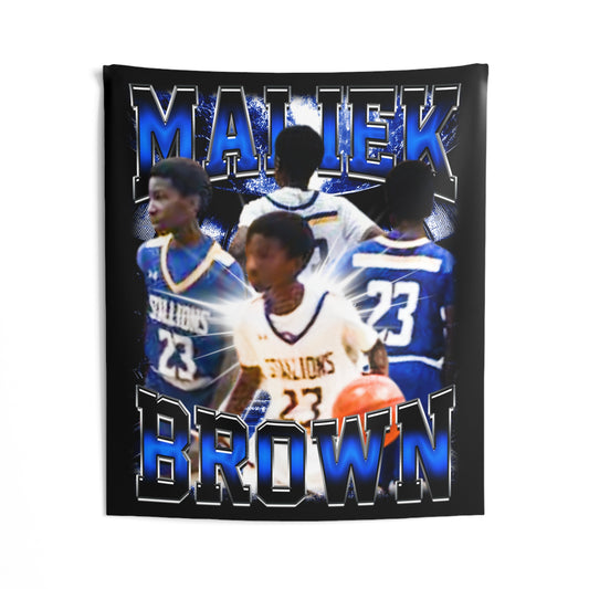 Maliek Brown Tapestry 50” x 60”