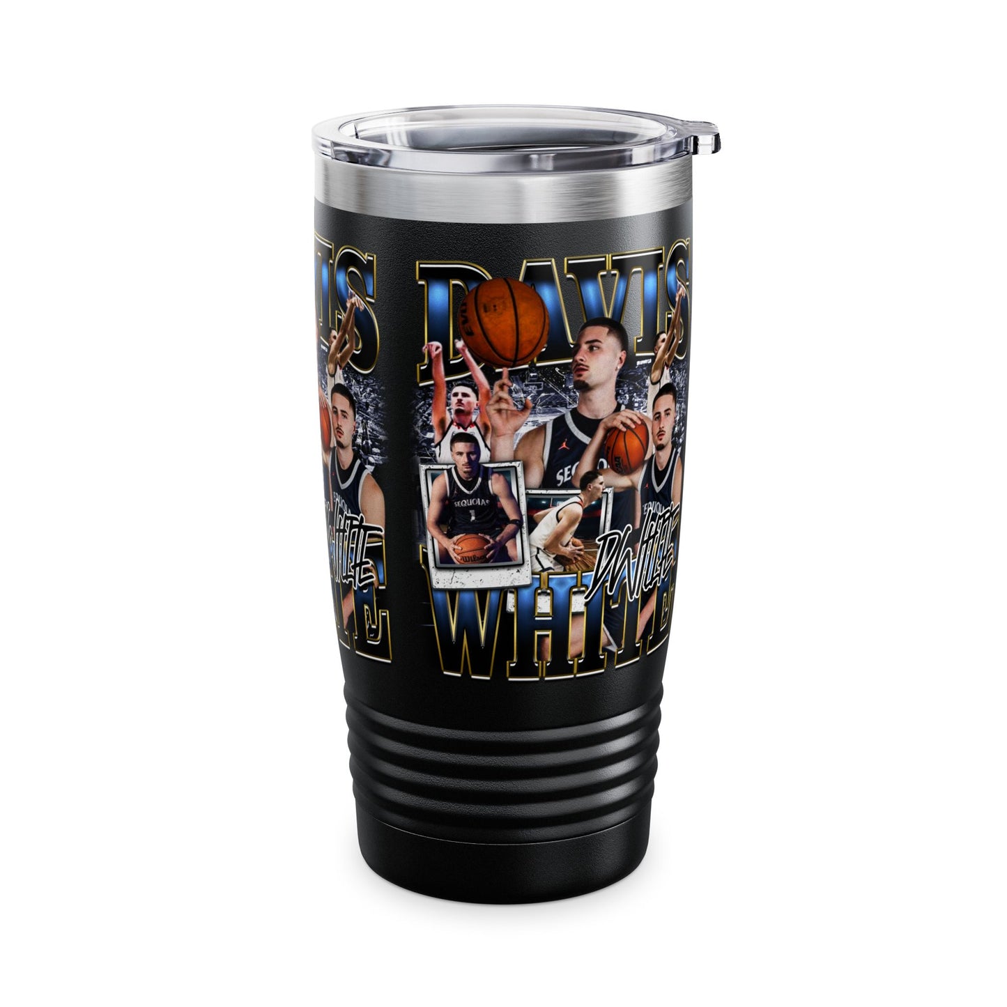 Davis White Stainless Steal Tumble