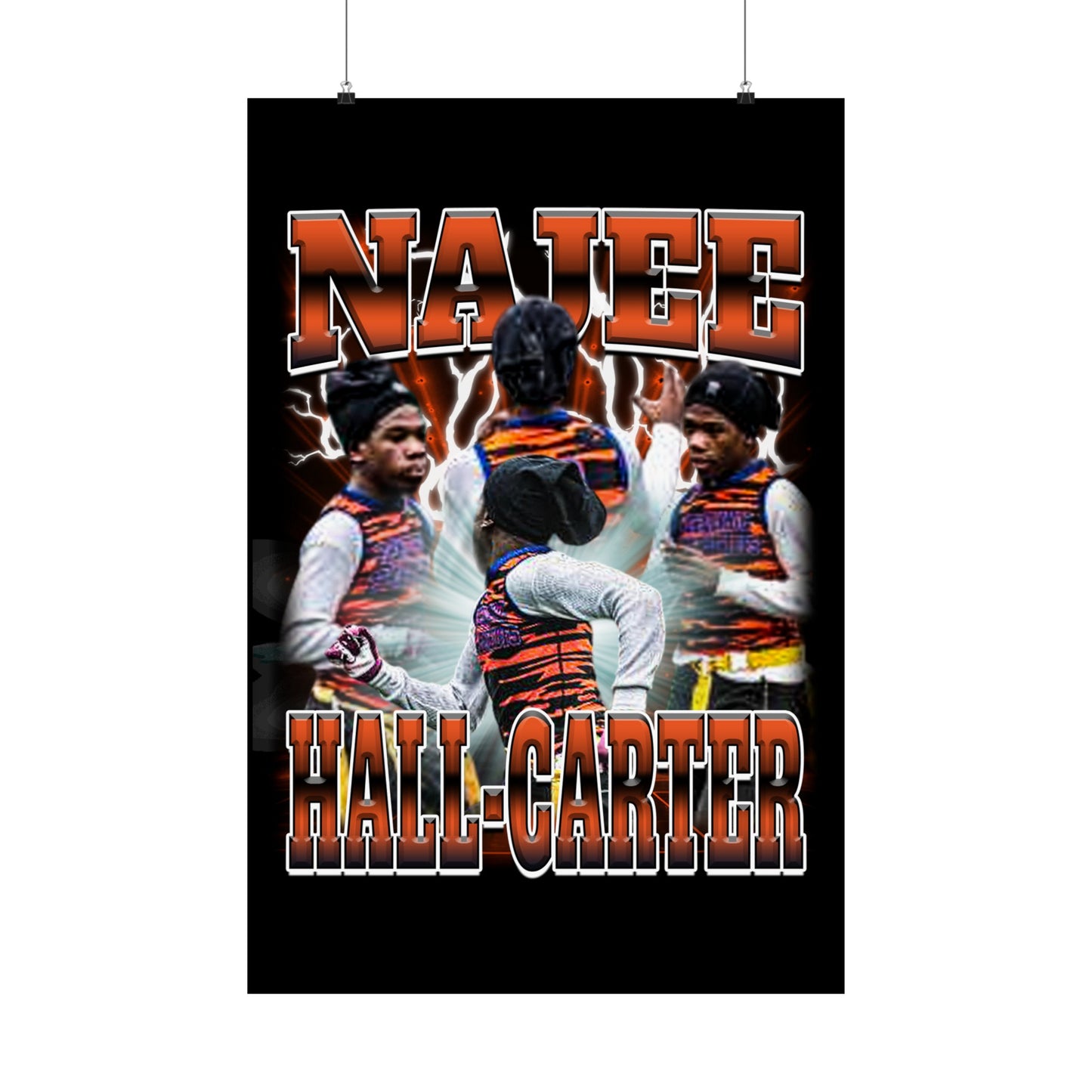 Najee Hall-Carter Poster 24" x 36"