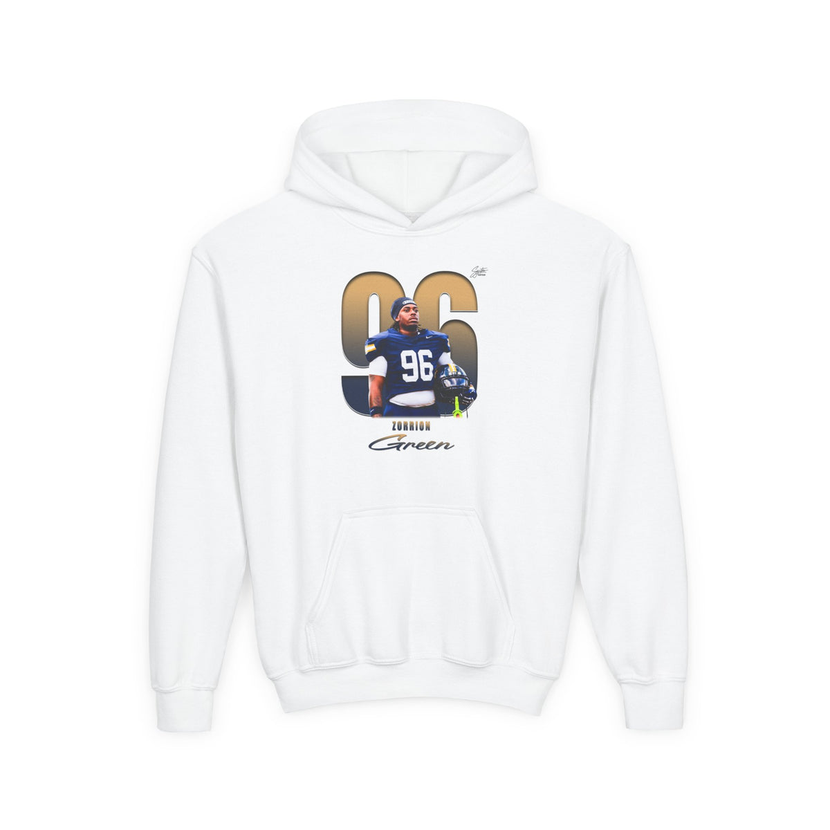 Zorrion Green Youth Hoodie