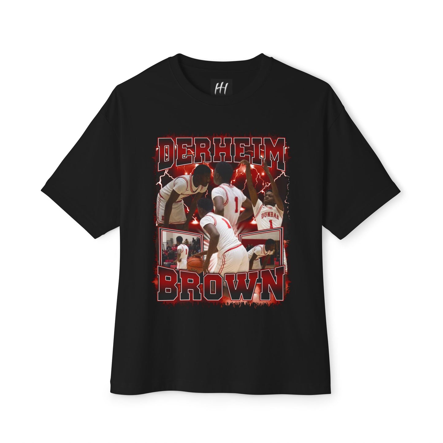 Derheim Brown Oversized Tee